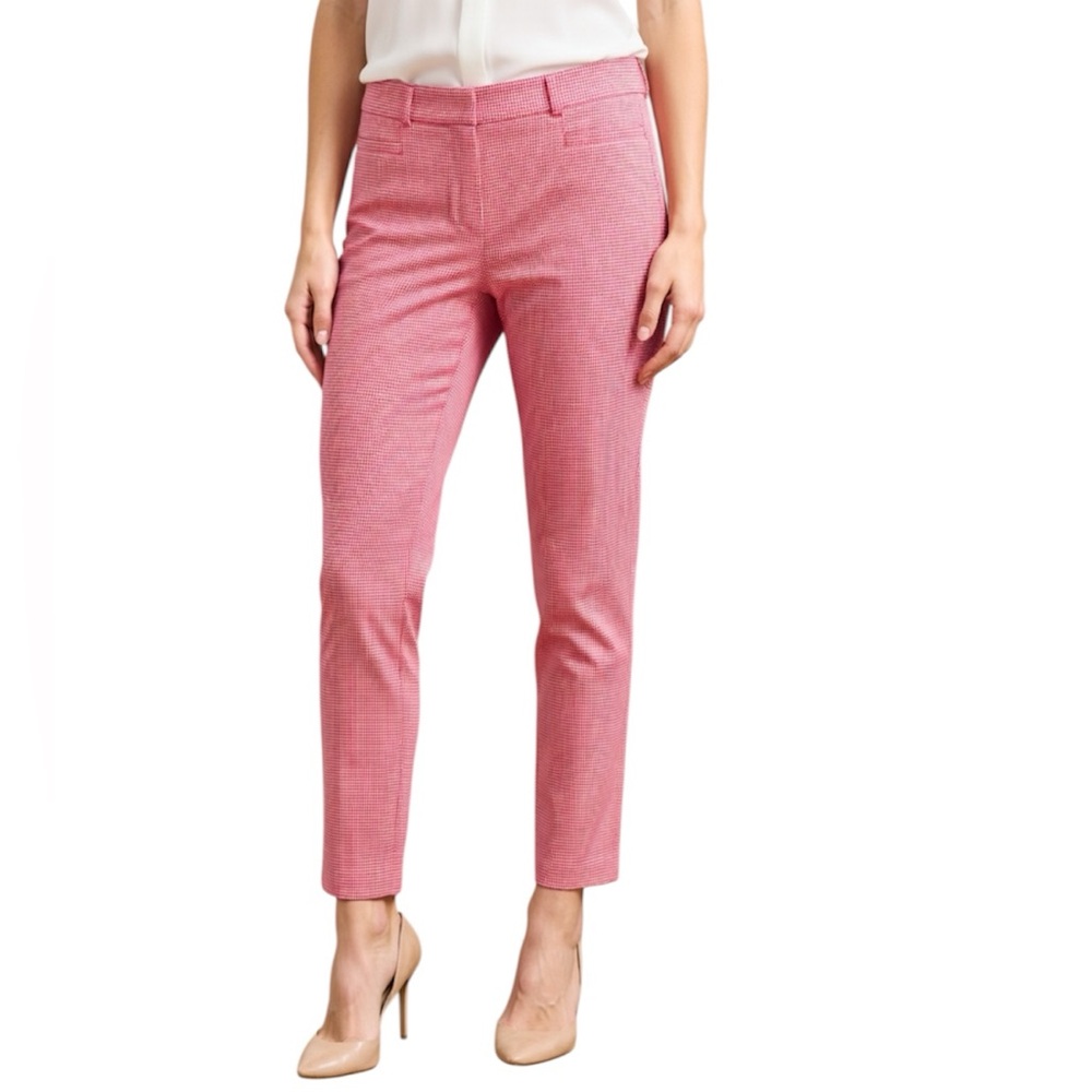 Banana Republic Sloan Fit Jacquard Teaberry Slim Pants